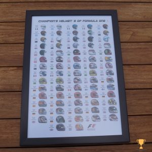 Champions Helmets of Formula One